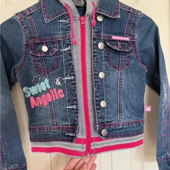 Bobby Jack Denim Zip Up Vintage Jacket Girl’s Small
